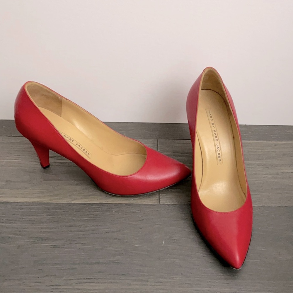 Marc by Marc Jacobs red leather Heels 👠